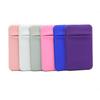 Funda Multicolor con Lunares Tela de Lycra Elástica Adhesivo Trasero para Teléfono Móvil Tarjetero Tarjetero Adhesivo Soporte para Tarjetas de Visita para Teléfono Móvil Adhesivo Trasero