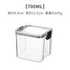 Tarro de Almacenamiento Transparente para Cocina Tarro Sellado de Grado Alimenticio Tarro de Almacenamiento de Plástico Caja Sellada para Condimentos del Hogar Caja de Almacenamiento para Especias