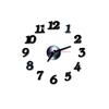 Suministro Transfronterizo de Reloj de Pared Acrílico DIY Acrílico 3D Espejo Reloj de Pared Adhesivo de Pared Decoración Creativa de Reloj de Pared Digital Completo