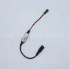 Controlador Monocromático LED Mini 3 Teclas para Modificação de Luz de Carro Tira de LED com Luz Estroboscópica de 3 Teclas Dimmer Luminária