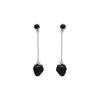 Nuevo Llegada Aretes Colgantes de Fresa con Goteo de Aceite Estilo Pastoral de Moda Aretes de Pin de Plata 925 Aretes de Lujo Ligero Avanzado para Novia