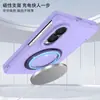 Capa para Celular Samsung Z Fold8Ultra Aplicável em Fronteiras com Suporte Magnético Giratório 360 Graus Dobrável Desconto de 20% Capa de Celular Empilhável