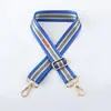 Correa de bolso versátil de lona de nailon colorida y ensanchada para mujer, accesorio de correa ancha para el hombro, adecuada para llevar al hombro o cruzada, reemplazable y ajustable