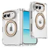 Adecuado para Apple 18Fold Funda Plegable para Teléfono con Soporte de 360 Grados y Bloqueo de Color iPhone Duo Anillo Metálico para Lente Transfronterizo