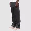 Fábrica de Ropa de Moda para Hombre Venta al por Mayor Dropshipping Pantalones Cargo de Mezclilla para Hombre Jeans con Parches Elásticos Estilo Europeo y Americano