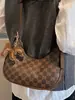Bolso de Hombro y Axila para Mujer Casual 2025 Invierno Nueva Moda Tendencia Estampado Retro Simple Elegante