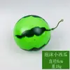 Suministro de fábrica simulación fruta sandía verdura accesorios fruta falsa modelo sandía de espuma accesorios sandía decoración del hogar péndulo