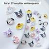 Nail Art Semi-transparente Sanrio Cartoon Jóias Cor Transparente Fine Flash Kulomi Gui Dog Coelho Coelho Amarelo Cão Bonito Pequenas Jóias