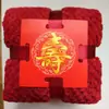 Toalla Roja de Terciopelo de Coral Tienda de Regalos de Boda Regalo de Devolución Regalo de Vacaciones Compra Grupal de Empresa Regalo de Souvenir Logo de Toalla