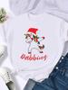 Coração de Amor Tendência Fofo Roupas de Feriado para Mulheres Feliz Natal