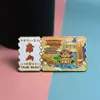 Impresión de Ciudad Imanes para Refrigerador, Souvenirs de Boleto de Tren de Tendencia Nacional, Imanes de Metal para Refrigerador, Atracciones Turísticas Creativas, Productos Culturales y Creativos, Ip de Ciudad