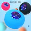 Fabricante de origen LED colorido luminoso para baño impermeable ventosa altavoz Bluetooth manos libres exterior portátil altavoz inalámbrico