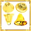 Suministro de fábrica cobre hierro acero inoxidable forma de campana forma de cuerno pintura de color dorado por galvanoplastia al vacío Campana de Navidad