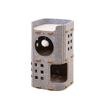 Casa Árvore de Gato Multicamadas com Feltro Respirável, Arranhador de Gato Integrado, Casa de Gato Universal, Arrancador Multicamadas, Casa de Gato com Espaço Amplo