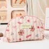 Bolsa de Cosméticos Shell Transfronteiriça Feminina de Grande Capacidade de Mão Estilo Ins Desenho Animado Fofo Bolsa de Armazenamento Design de Nicho Necessaire