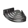 Estante triangular de baño, estante de almacenamiento de pared sin taladro, estante de almacenamiento para cosméticos de inodoro, lavabo, toallas