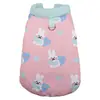 Ropa linda de otoño e invierno para perros, con estampados de animales por toda la prenda, chaleco de algodón sin mangas, engrosado para abrigar, adecuado para gatos y otras mascotas