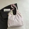 Bolsa Tote de Moda para o Dia a Dia 2026, Bolsa de Ombro de Nylon Fresca com Bolinhas, Bolsa de Ombro de Nicho para o Dia a Dia