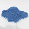 Cepillo exfoliante para baño, montado en la pared para fácil uso, exfoliante de silicona para la espalda para personas perezosas, no necesita pedir ayuda, cepillo de baño con ventosa, almohadilla exfoliante para la espalda
