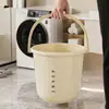 Set de tocador estudiantil de plástico grueso de alta calidad para el regreso a clases, cubeta de agua y lavabo de plástico engrosado para uso en dormitorio