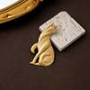 Europa y Estados Unidos retro alto sentido de animal antiguo broche simple nicho gatito sentido de diseño creativo accesorios al por mayor
