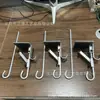Colgador de calcetines navideños de metal más vendido transfronterizo, gancho para chimenea, gancho ajustable y retráctil para uso doméstico