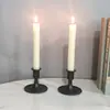 Estilo Europeu Transfronteiriço Trompete Pequeno Dourado Retrô Suporte para Vela Decoração de Jantar Romântico com Velas Móveis para Casa