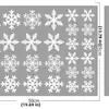 Decorações de Natal floco de neve adesivos eletrostáticos adesivos para vidros de janelas adesivos de Natal adesivos de floco de neve para janelas Cruz de Natal venda quente transfronteiriça