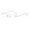 Armazones de Gafas de Moda para Mujer para Reducir la Edad Armazones de Gafas de Aleación Metálica Armazón Medio para Mujer Gafas Danyang Venta al por Mayor