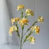 Flores Artificiales, Decoraciones de Flores Artificiales, 8 Flores Pequeñas de Campanilla, Flores Artificiales para Bodas al por Mayor Transfronterizas, Flores Artificiales, Flores de Campanilla Decorativas, Flores de Seda