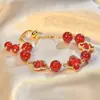 Pulsera de trébol de cuatro hojas varios collares pulseras para regalos de novias