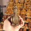 Adornos de Talla en Madera de Árbol de Águila, Talla en Madera Maciza de Bestias Propicias, Artesanía Pixiu del Período de los Reinos Combatientes, Regalos Hechos a Mano, Coleccionables, Decoraciones de Mesa