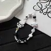 Novo Lanyard de Celular Estrela Desenho Animado Fofo Criativo Curto Feito à Mão com Contas Pingente de Câmera CCD Venda por Atacado