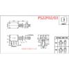 Interruptor de tracción, interruptor de grabación, interruptor de empuje PS-22F01