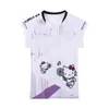 Nueva Uniforme de Bádminton Transpirable de Secado Rápido Co-Branded de Hello Kitty Yy Mangas Voladoras para Niñas Aspecto Adelgazante de Cintura Uniforme de Bola con Estampado
