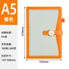 Wow A5 Gama Alta Cosido Hebilla Redonda Cuaderno Personalizado Bloc de Notas de Negocios Personalizado Simple de Alto Valor Registro de Trabajo