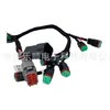7177288 Arnés de Cableado para Máquina de Plataforma Plana de 14 Pines para Compactador de Surcos y Sierra de Rueda Adecuado para Piezas de Maquinaria Bobcat