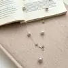 Collar de perlas con borlas color rosa Manta, sensación de lujo ligero de nicho de alta gama, cadena versátil para el clavículo de verano, accesorio elegante para mujer