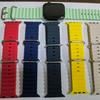 Para Correa de Apple Watch Marina Hebilla Oficial Correa de Apple Watch Color Sólido Correa iwatch Correa de Silicona Apple