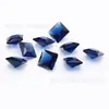 Atacado de fábrica vidro quadrado de ângulo reto 3*3-8*8mm vidro quadrado vidro de cor branca pedras soltas em estoque