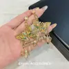 Alas de Mariposa Violeta Fragantes~Pendientes de Borla de Mariposa Dorada de Alta Resistencia Vintage con un Toque de Lujo, Pendientes Elegantes, Únicos, Exquisitos y Versátiles