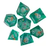 Resina de Arena Líquida Mesa de Juego Dnd Dungeons & Dragons Coc Juego de Rol Trpg Cthulhu Dados de Epoxi Vaso para Dados Mesa