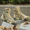 Botas de Combate de Primavera para Exterior Otoño e Invierno Patrón Pitón Camuflaje Botas de Combate Terrestre Zapatos Tácticos Botas Impermeables y Transpirables Especiales para Hombre