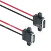 LN-004-1 Puerto de carga de aparato pequeño fijo montado en la oreja, accesorio de luz para patinete eléctrico, conector de alimentación USB-C
