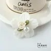 Flor de Rosa Tridimensional Tecido Bordado Costurado à Mão Acessórios DIY Bolsa Sapato Flor Chapéu Acessórios Têxteis para Casa Roupas Acessórios