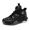 Zapatos de baloncesto para niños con hebilla giratoria transpirable de moda, zapatos de entrenamiento antideslizantes de malla para adolescentes, zapatilla de malla para niños medianos y grandes