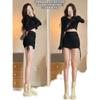 Falda Ajustable con Cordón de Gama Alta para Chica Caliente para Mujer Primavera y Verano Talla Grande mm Gordo Cintura Alta Sexy Cubre Caderas Falda A de Línea Moderna