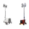 Torre de Iluminación Móvil con Generador de 6m Vehículo Equipo de Iluminación de Alta Potencia Mástil Alto Autogenerador Móvil Foco Floodlight de 8m