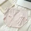 Calcinhas Femininas Seamless de Cintura Média Estilo Japonês para o Verão, Levanta Bumbum, Controle de Barriga, Respiráveis, Anti-Exposição, Forro de Seda Amora, Confortáveis Calcinhas Triângulo para Mulheres