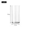 Novo Balde de Acrílico Transparente para Flores, Balde para Arranjo de Flores, Balde Redondo para Despertar, Loja de Flores, Vaso para Casa, Anti-queda